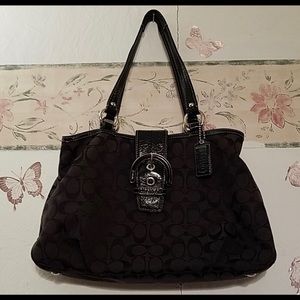 Coach purse black color